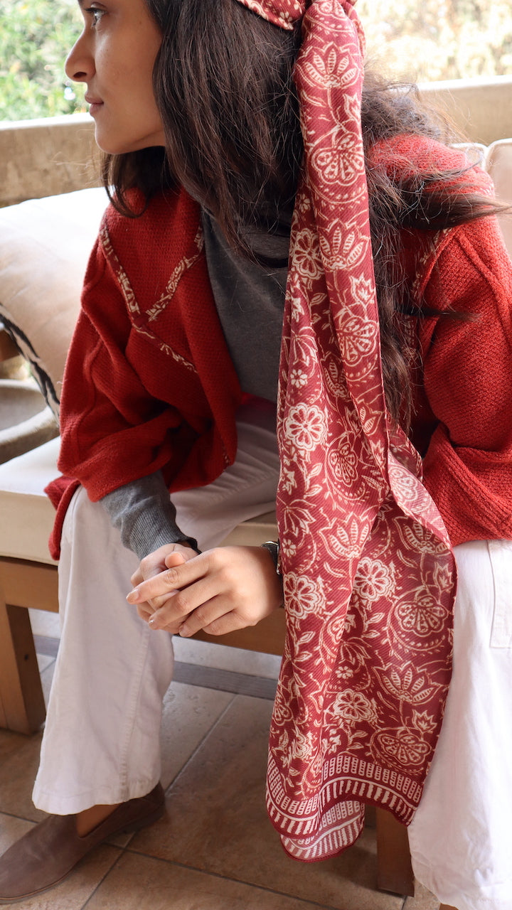 Wandering Wildflower Scarf