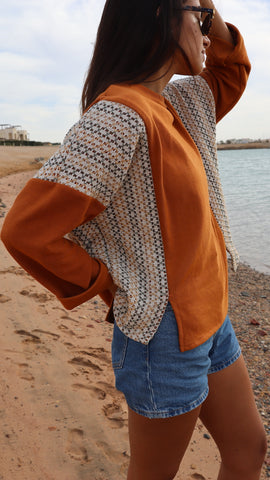 Sahara Sweater in Camel