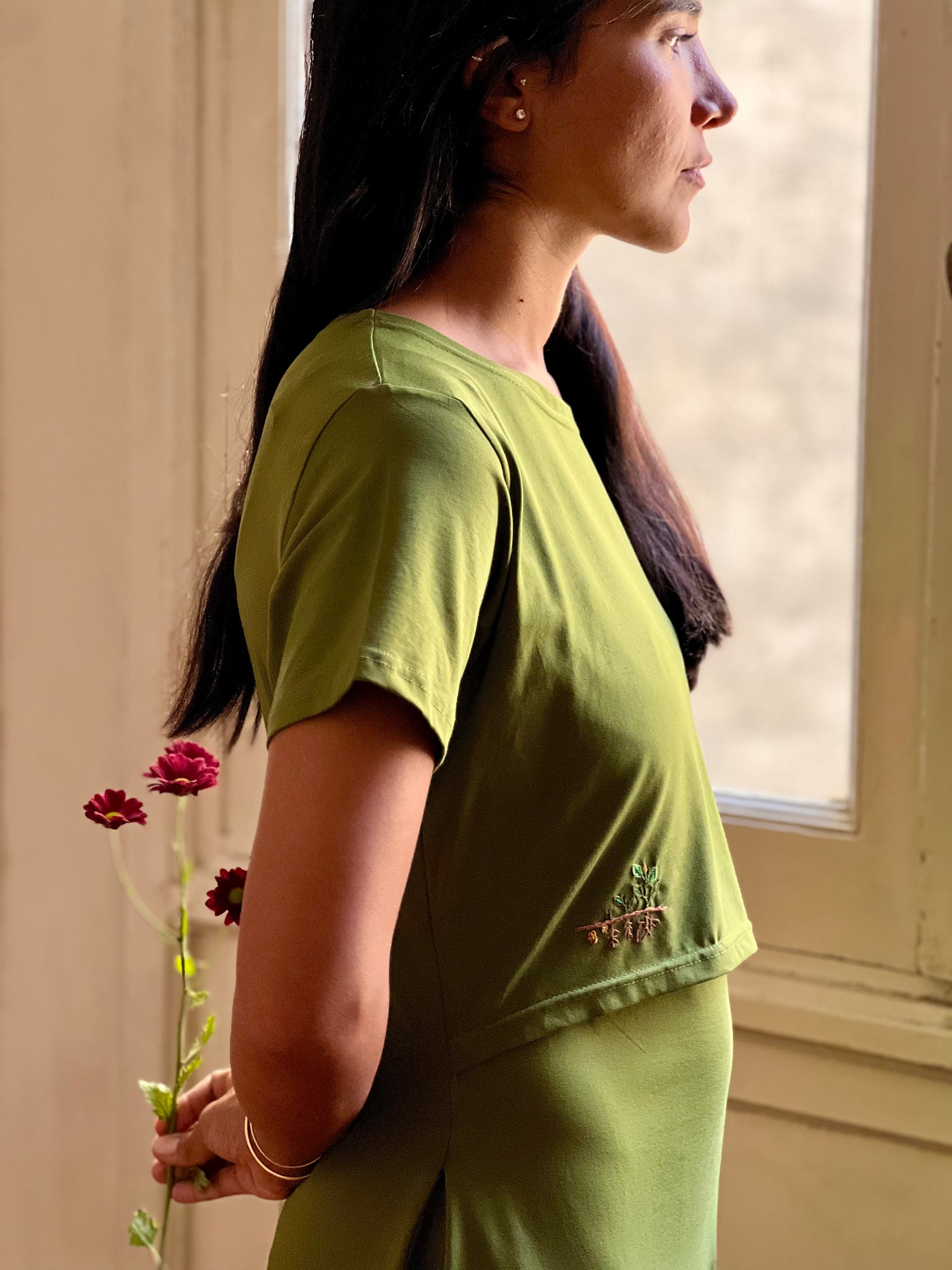 The Love & Nurture Dress in Olive