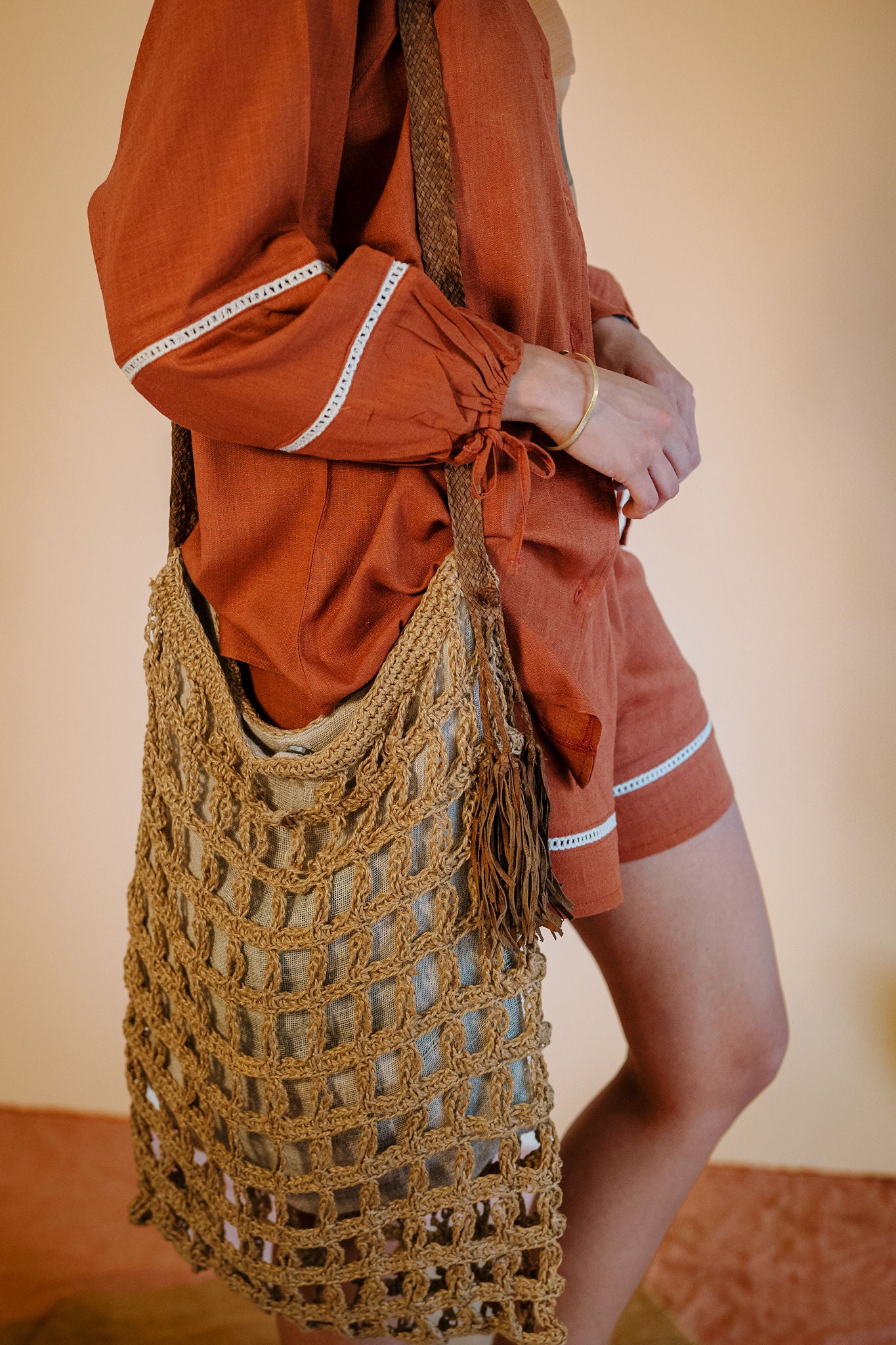 The Aziza Sun Linen Shirt in Havan