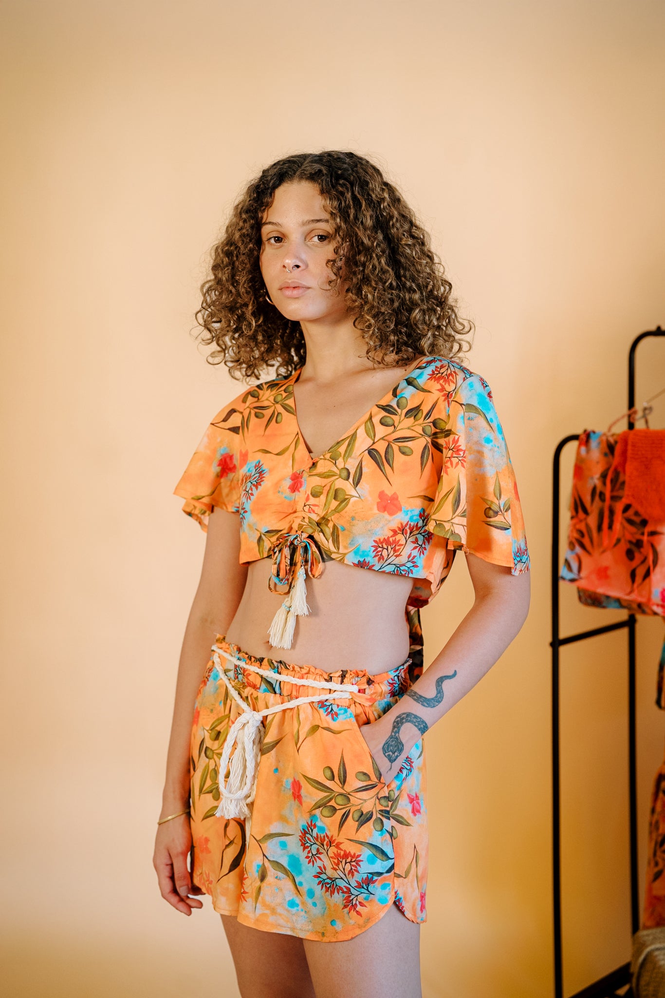 Midsummer Shorts in Zaytuna Print