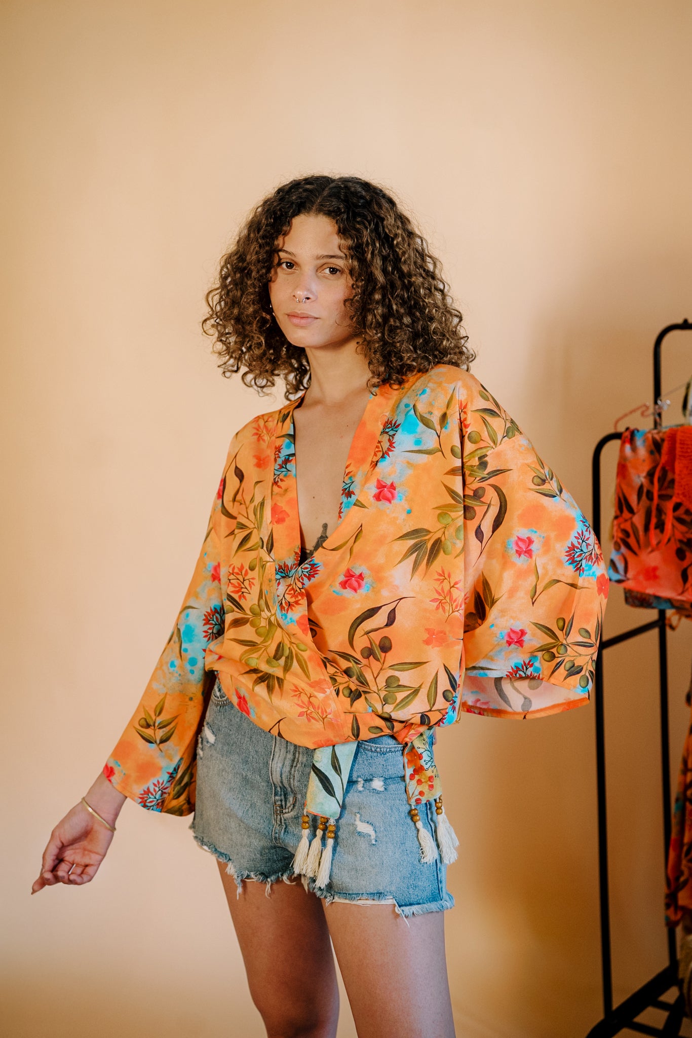 Midsummer Kimono in Zaytuna Print