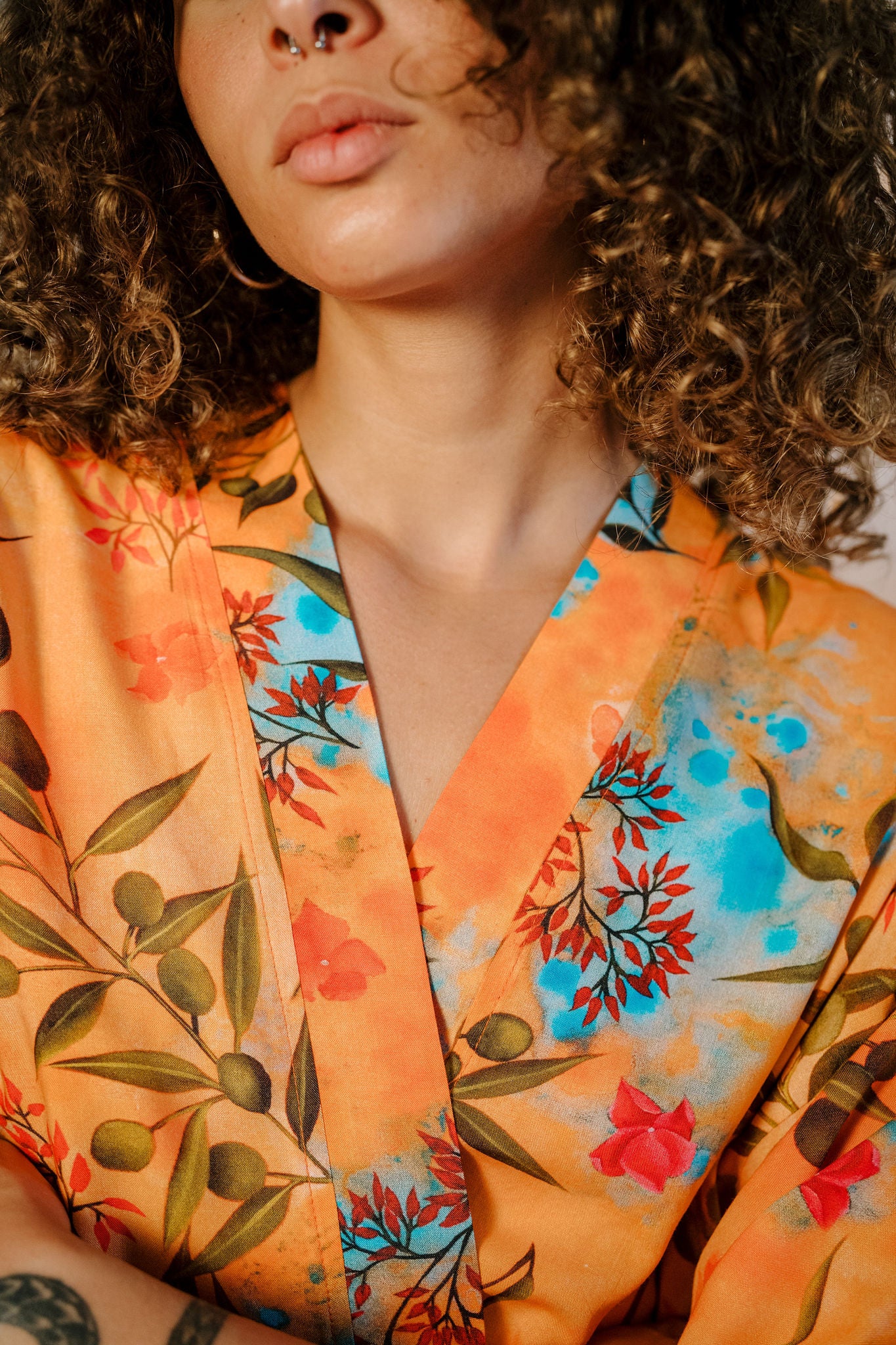 Midsummer Kimono in Zaytuna Print
