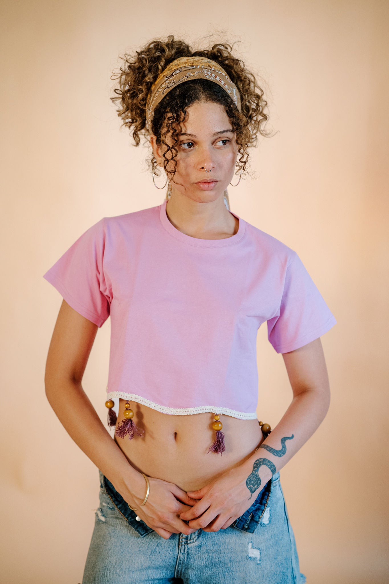 Zahret Toot Cropped Tee