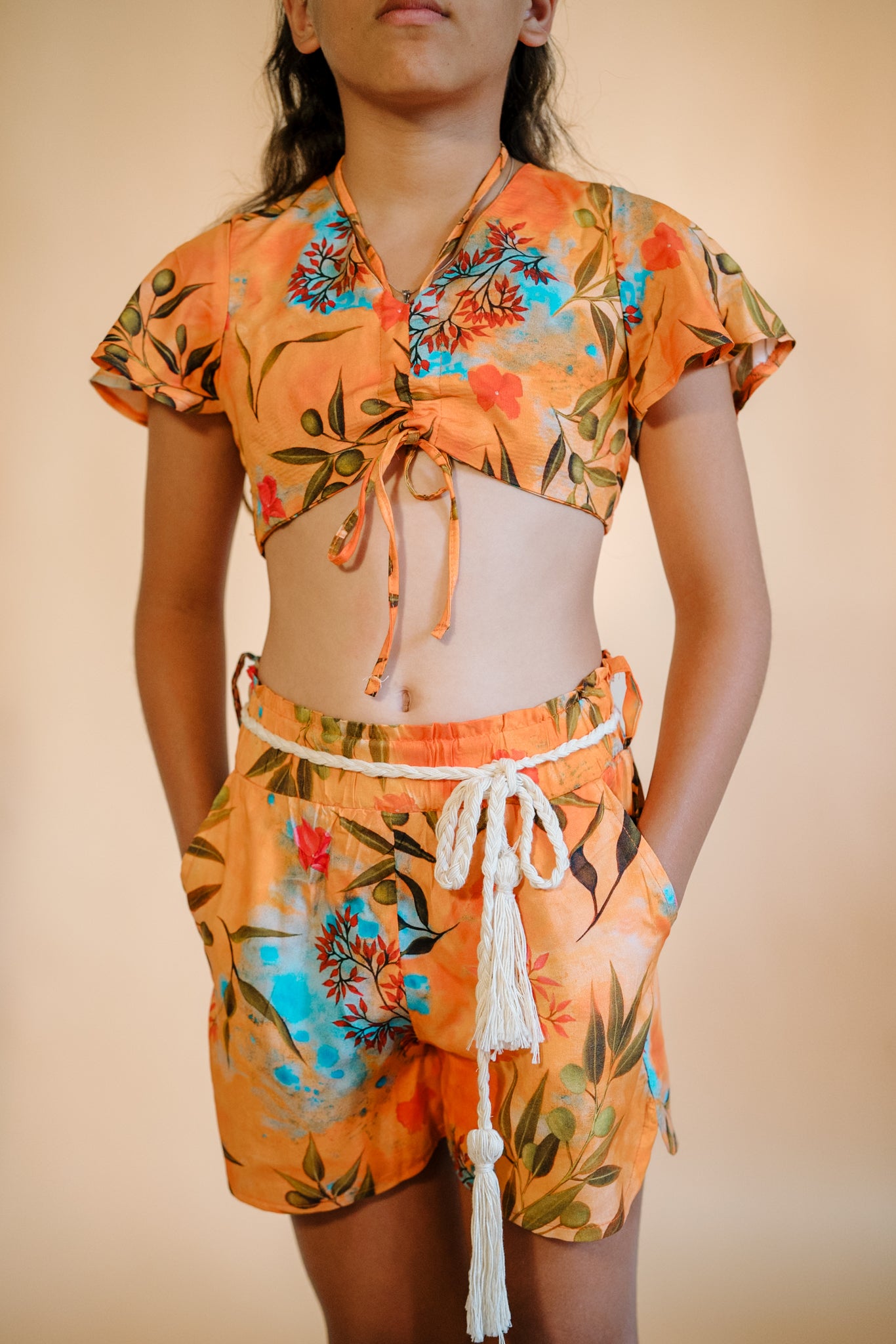 Little Midsummer Shorts in Zaytuna Print