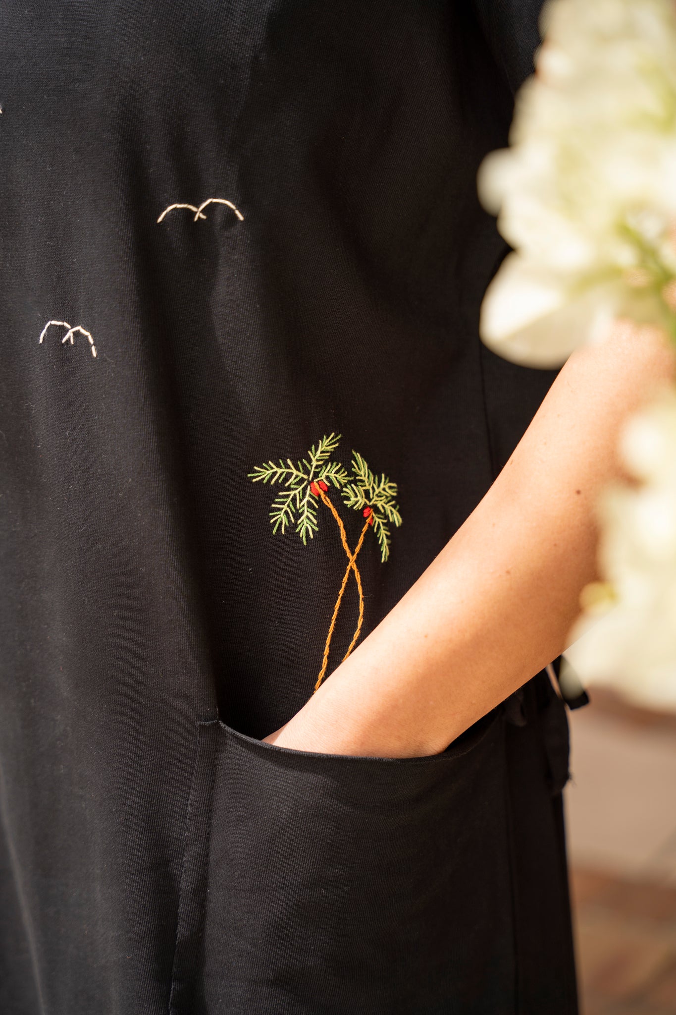 Madina Black Dress