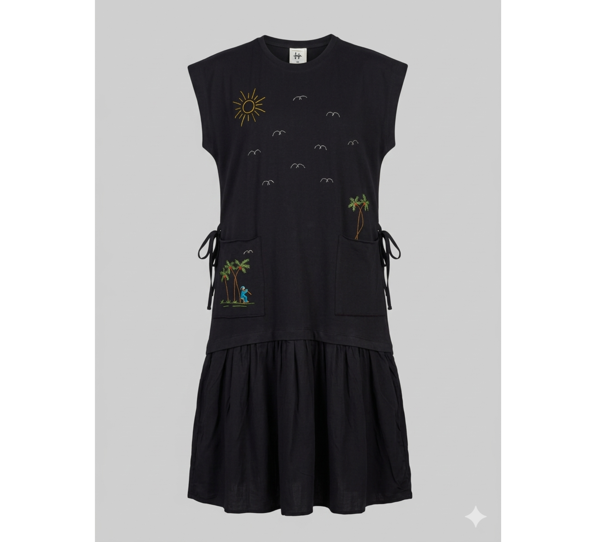 Madina Black Dress