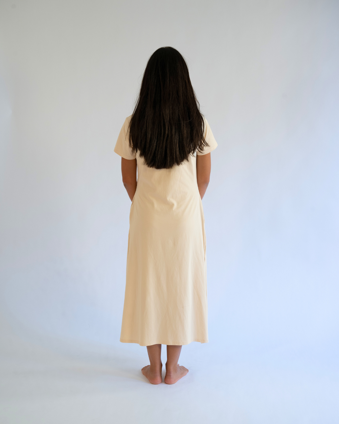 The Love & Nurture Dress in Beige