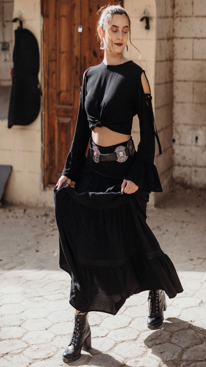 Shali Black Skirt