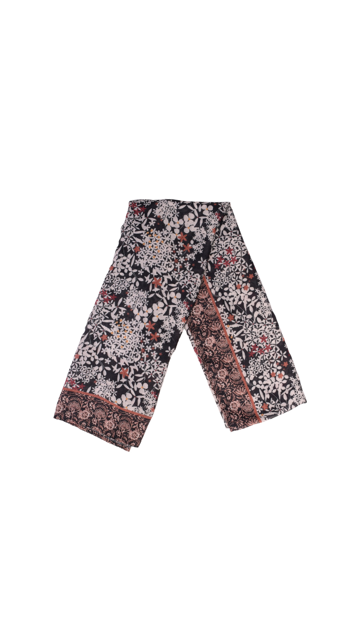 Night blooms scarf