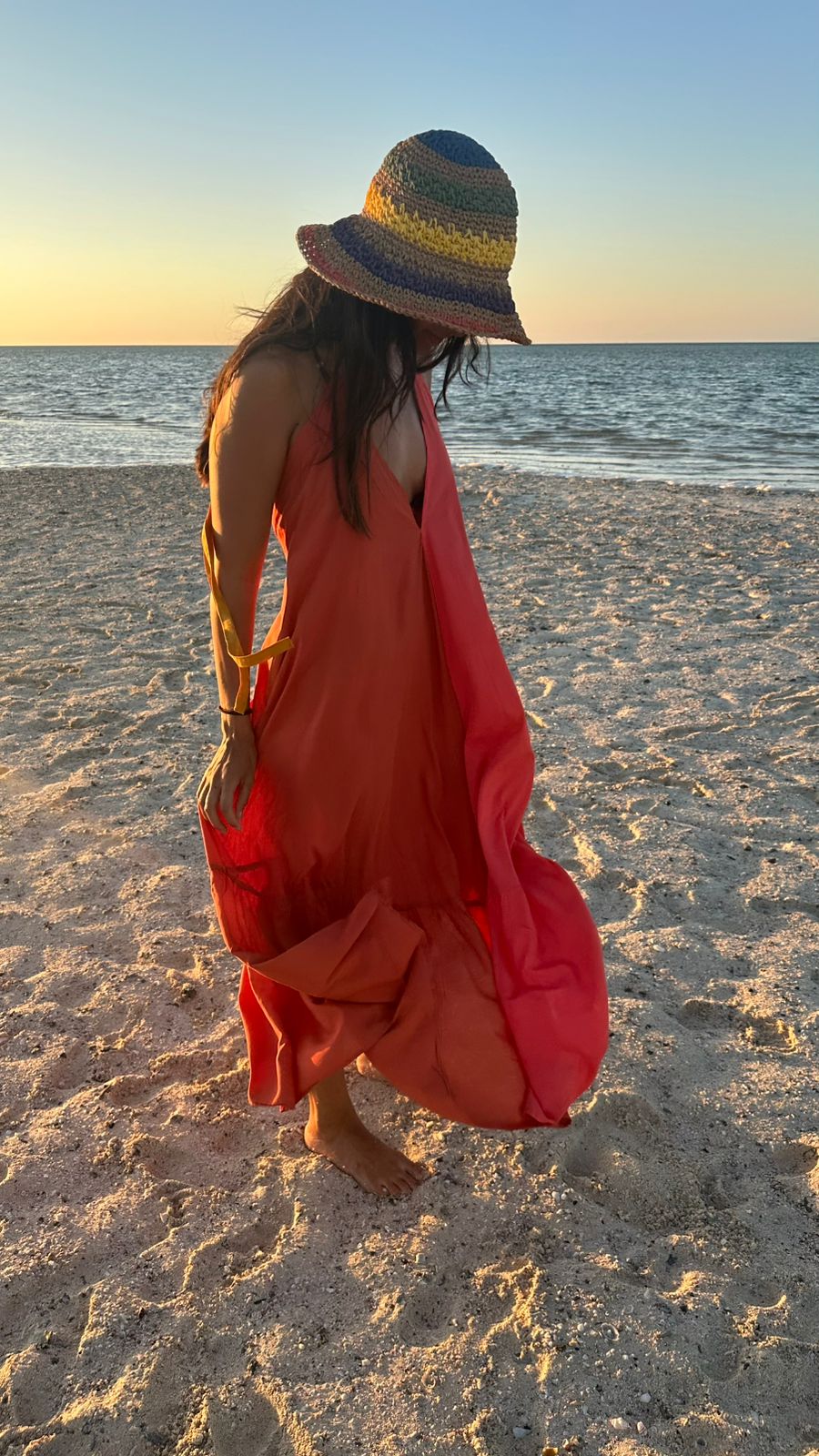 Samba Dress in Sunset Shades