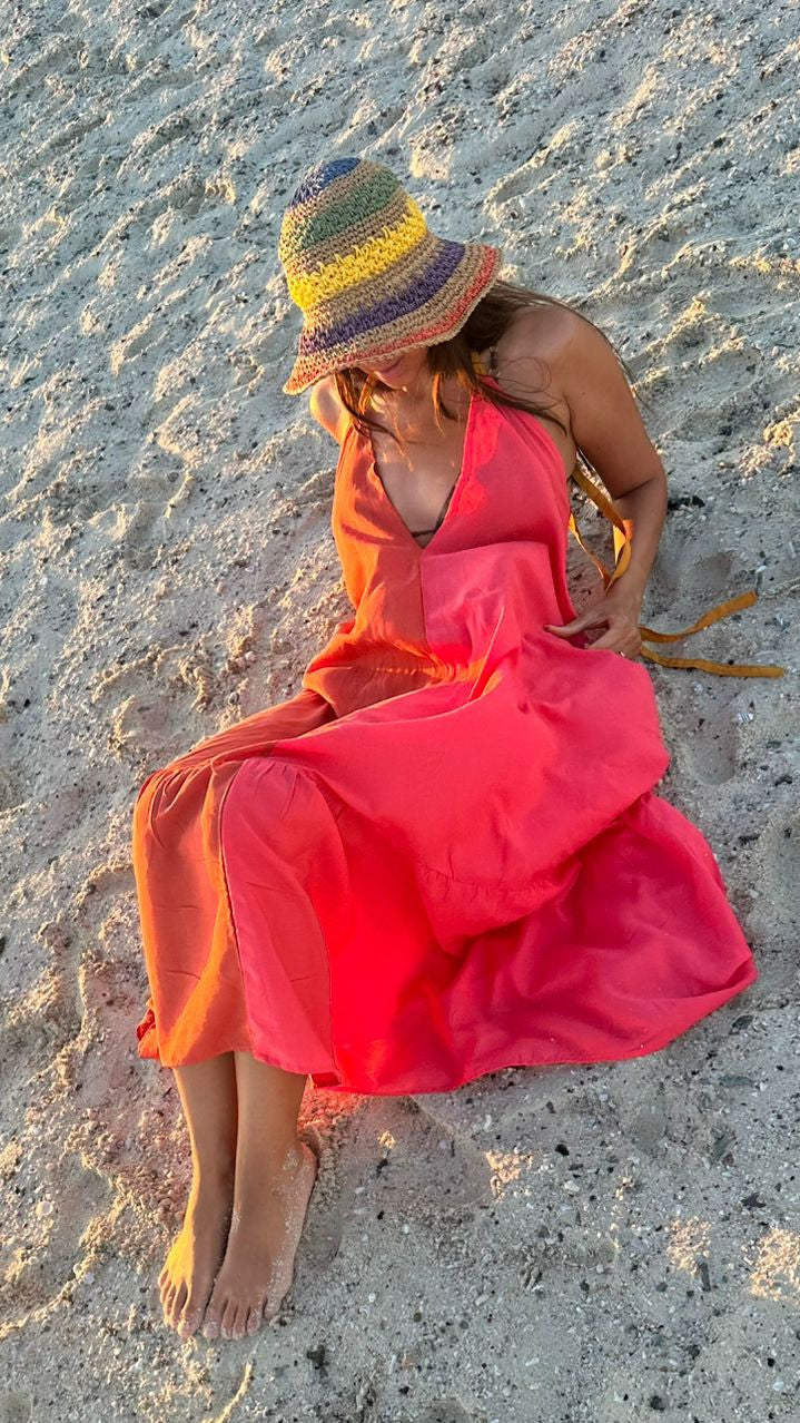 Samba Dress in Sunset Shades