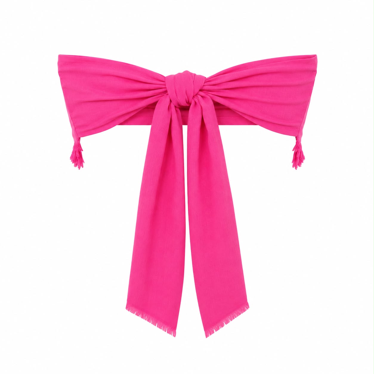 Sunset Rays Top in Linen Fuchsia