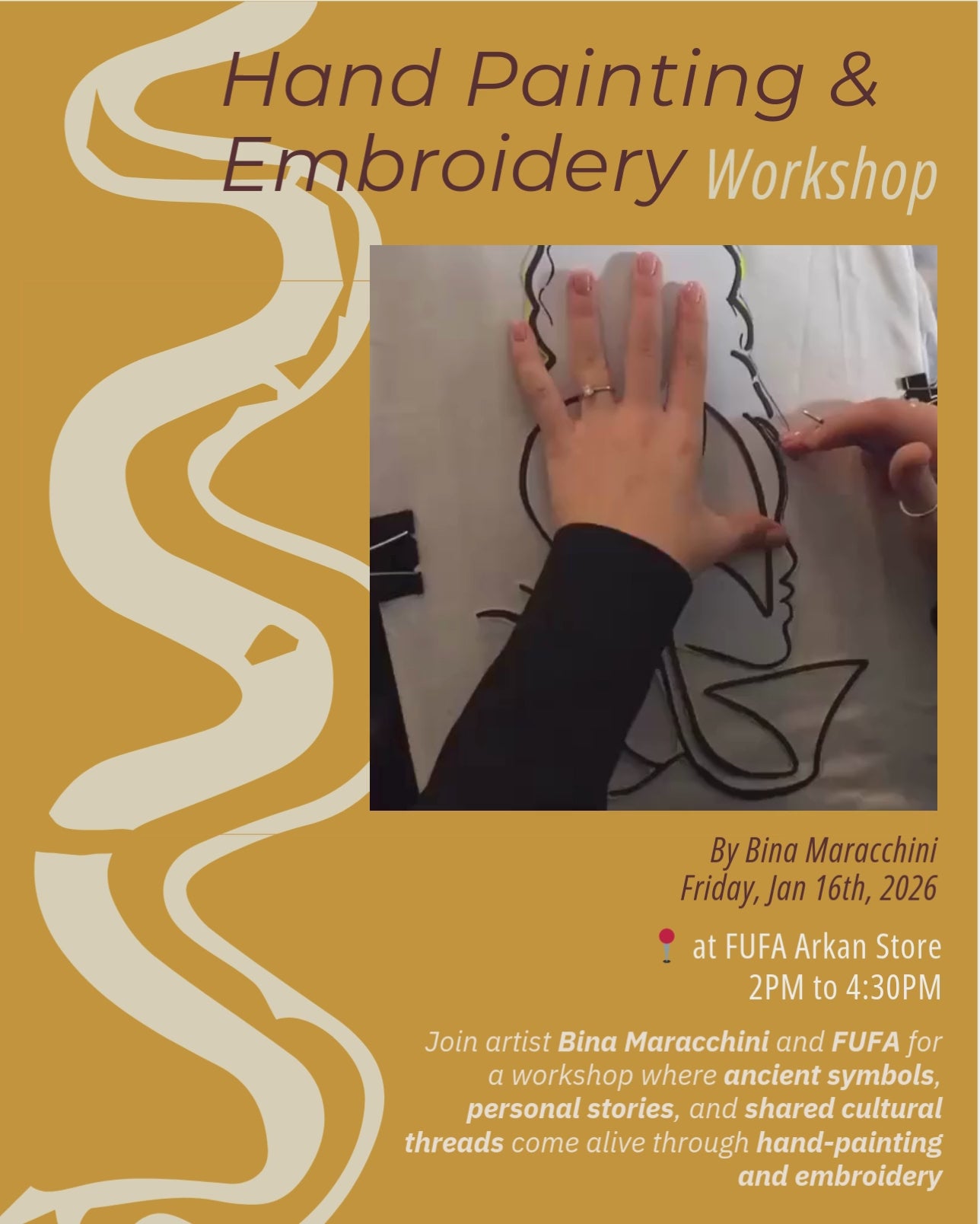 Hand Painting & Embroidery Workshop