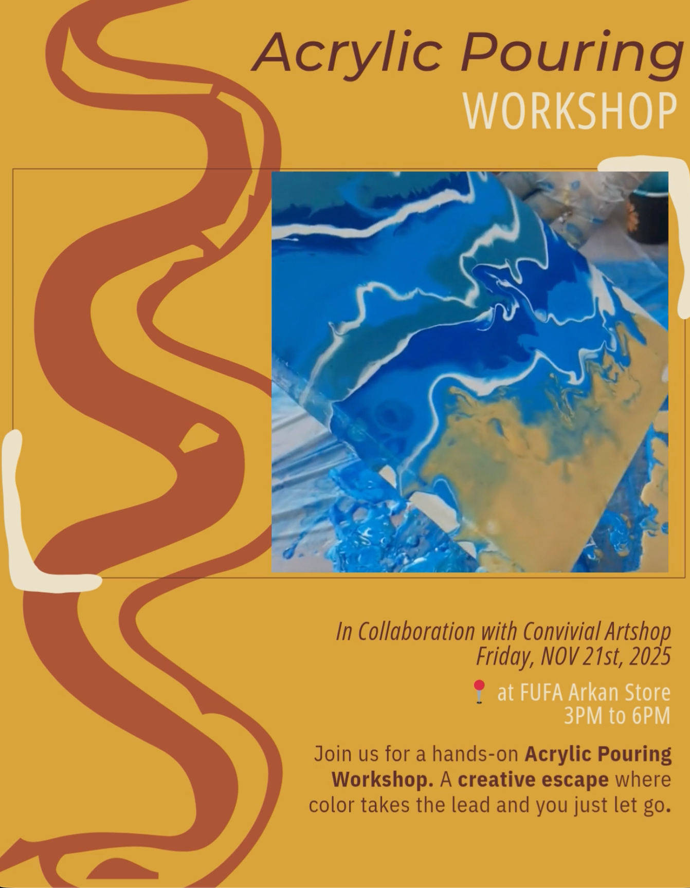 Acrylic Pouring Workshop