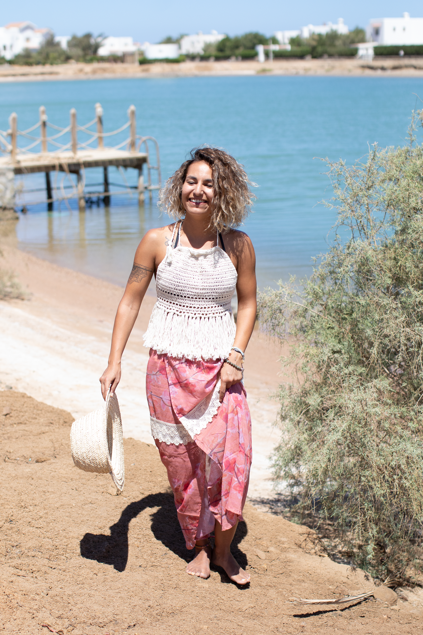 Luli Gohanameya Bronze Skirt