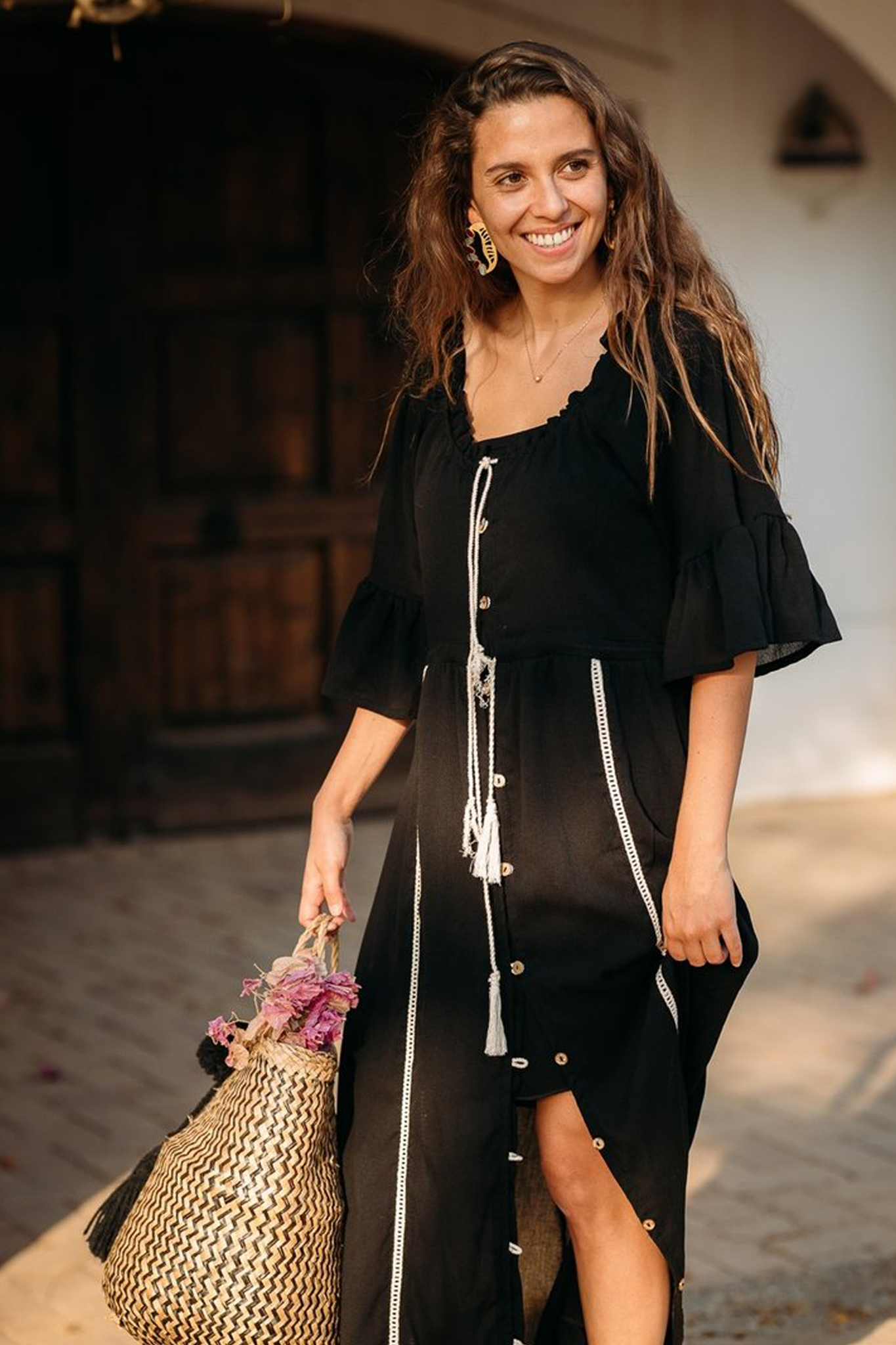 Black Lotus Dress