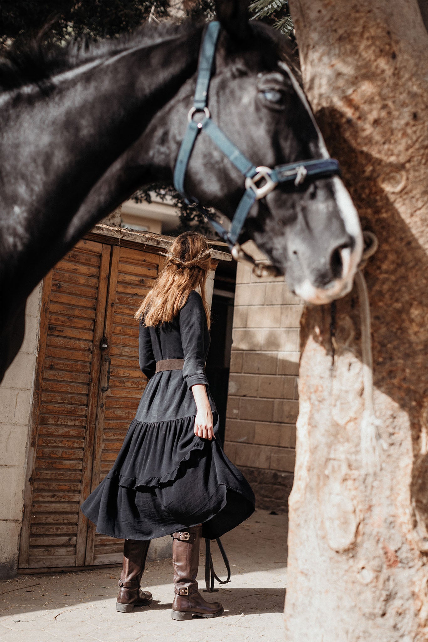 Folla Dress Black