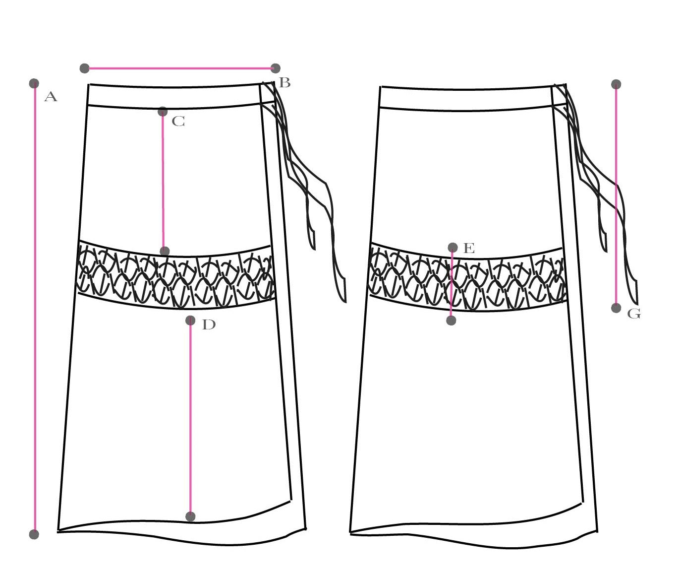 Luli Gohanameya Bronze Skirt