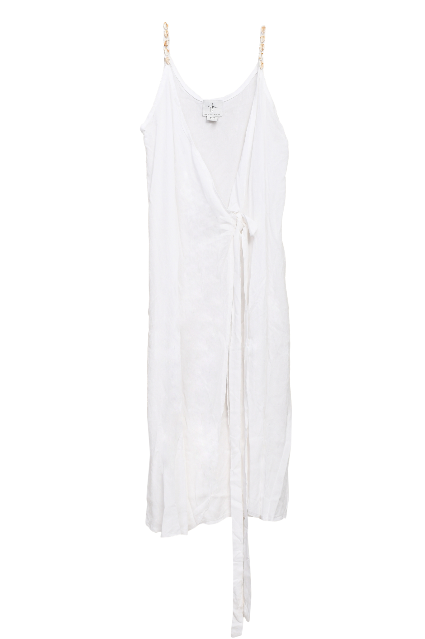 Vanilla Shell Strappy Wrap